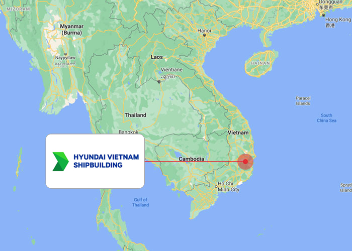hyundal vietnam map