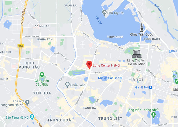 lotte center hanoi map