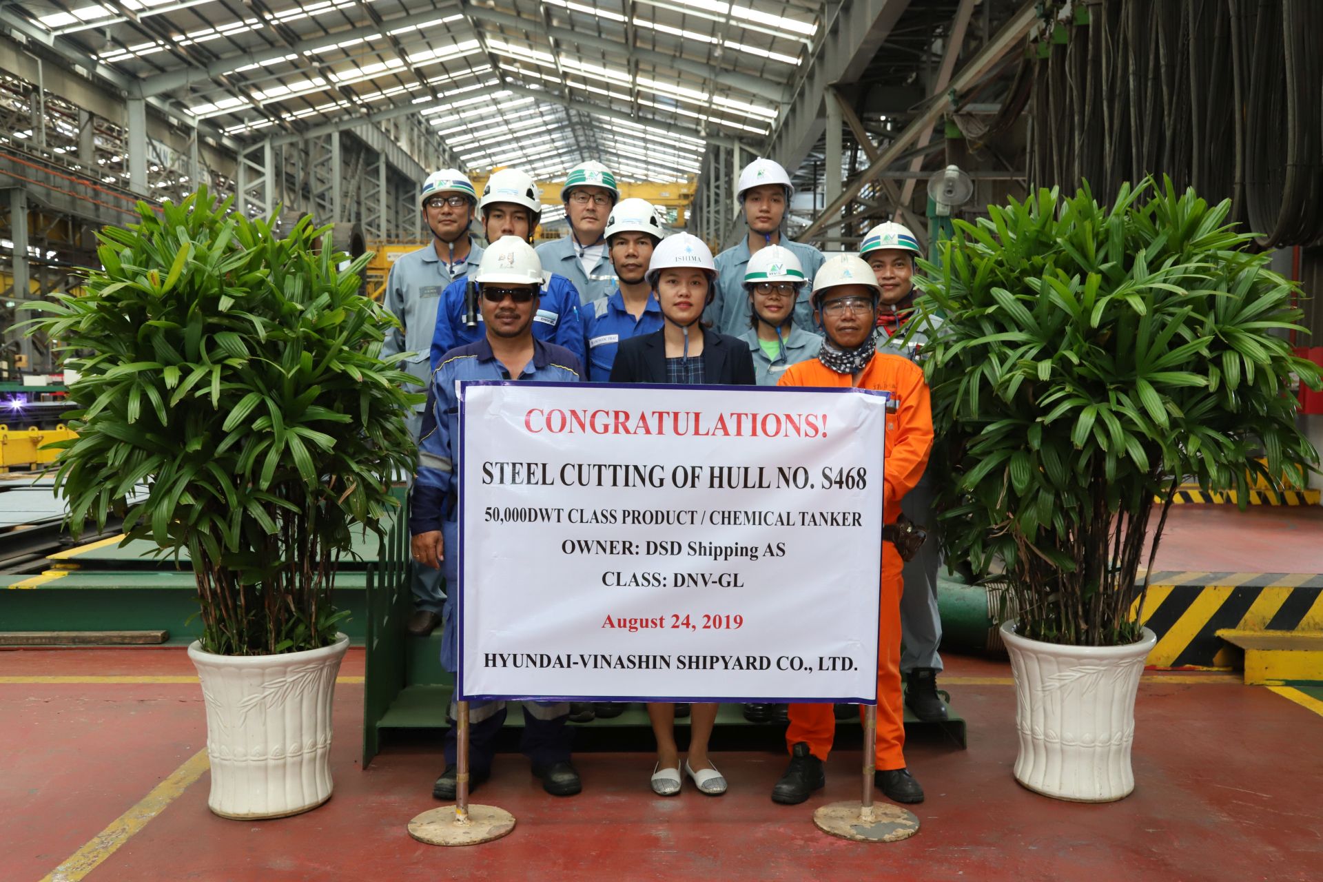Steel cutting Ceremony S468 (24/8/2019)