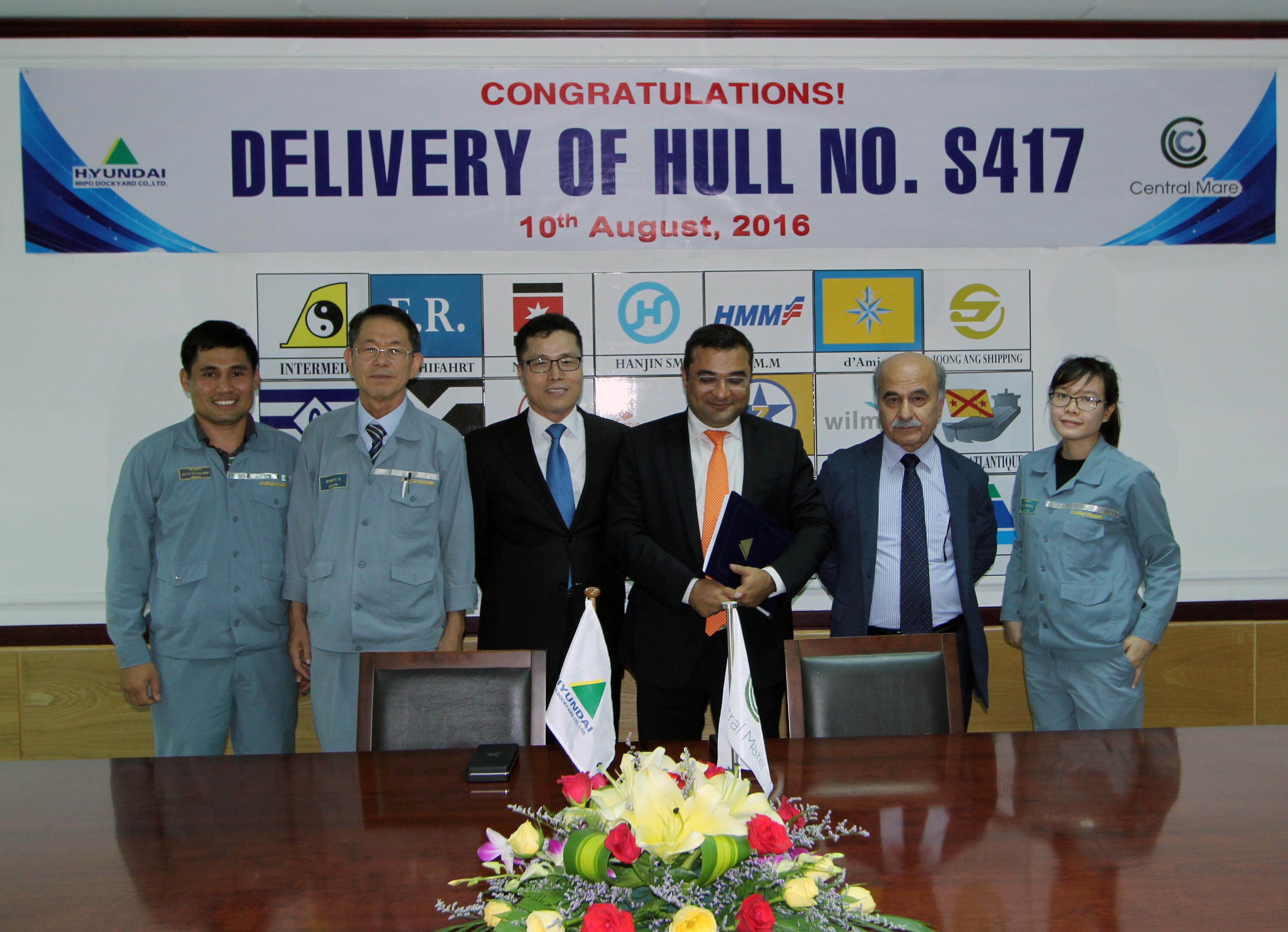 Delivery ceremony of S417 (10.08.2016)